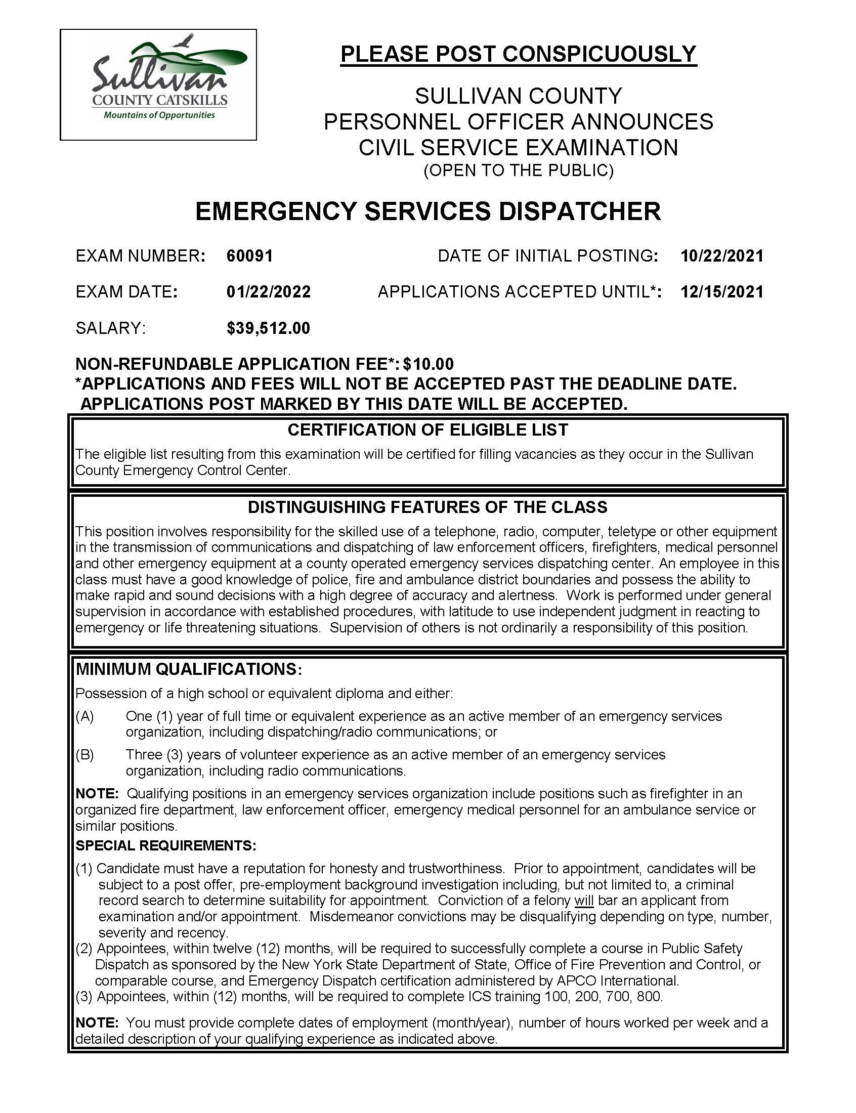 Emergency Services Dispatcher - 60091_Page_1